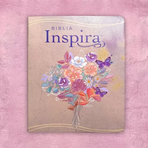Biblia Inspira NTV - Modelo Acuarela Rosa 
