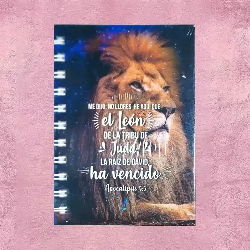 Cuaderno Pequeño - Tapa León