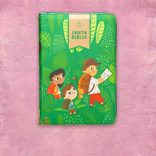 Biblia para niños Verde